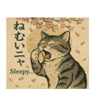 にゃんこ絵巻（個別スタンプ：13）