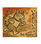 にゃんこ絵巻（個別スタンプ：14）