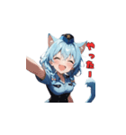 にゃんこポリスのおしごと！（個別スタンプ：11）