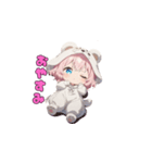 もふもふくまちゃん♡（個別スタンプ：2）