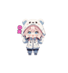 もふもふくまちゃん♡（個別スタンプ：11）