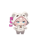 もふもふくまちゃん♡（個別スタンプ：17）