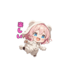 もふもふくまちゃん♡（個別スタンプ：18）