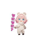 もふもふくまちゃん♡（個別スタンプ：30）