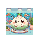 いつでも食べたい、中華まん。包包kawaii（個別スタンプ：33）