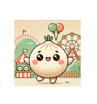 いつでも食べたい、中華まん。包包kawaii（個別スタンプ：34）