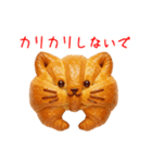 ベーカリー(パン屋)の猫、焼きたてで一言（個別スタンプ：8）