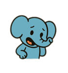 色んな表情する動物2（個別スタンプ：1）