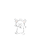日常に潜むちっこいくまさん ゆびちゃ！（個別スタンプ：8）