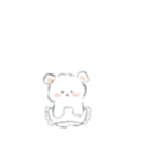 日常に潜むちっこいくまさん ゆびちゃ！（個別スタンプ：10）