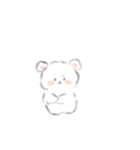 日常に潜むちっこいくまさん ゆびちゃ！（個別スタンプ：17）