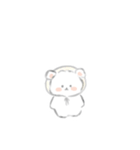 日常に潜むちっこいくまさん ゆびちゃ！（個別スタンプ：20）