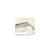 日常に潜むちっこいくまさん ゆびちゃ！（個別スタンプ：21）
