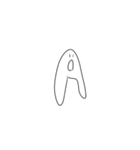 パ星の仲間たち 大文字（個別スタンプ：4）