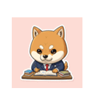 ビジネスマン犬シュウイチスタンプ（個別スタンプ：6）