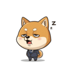 ビジネスマン犬シュウイチスタンプ（個別スタンプ：8）