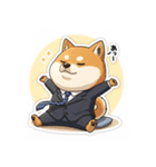 ビジネスマン犬シュウイチスタンプ（個別スタンプ：9）