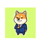 ビジネスマン犬シュウイチスタンプ（個別スタンプ：12）
