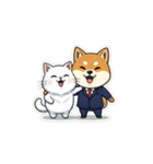 ビジネスマン犬シュウイチスタンプ（個別スタンプ：14）