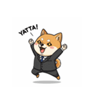 ビジネスマン犬シュウイチスタンプ（個別スタンプ：18）