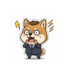 ビジネスマン犬シュウイチスタンプ（個別スタンプ：20）