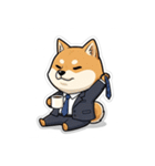 ビジネスマン犬シュウイチスタンプ（個別スタンプ：35）