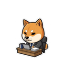 ビジネスマン犬シュウイチスタンプ（個別スタンプ：40）