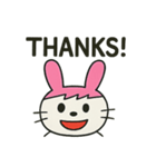 うさっぴスタンプ！！オリジナル（個別スタンプ：2）
