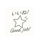 ミニマル英語スタンプ【仕事も日常も◎】（個別スタンプ：12）