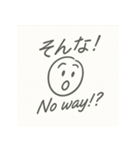 ミニマル英語スタンプ【仕事も日常も◎】（個別スタンプ：15）