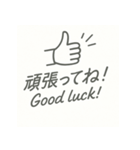 ミニマル英語スタンプ【仕事も日常も◎】（個別スタンプ：35）