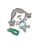 文字なし♡マリーちゃん、今日も勉強中♡（個別スタンプ：5）
