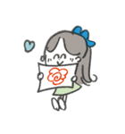 文字なし♡マリーちゃん、今日も勉強中♡（個別スタンプ：33）