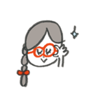 文字なし♡マリーちゃん、今日も勉強中♡（個別スタンプ：34）