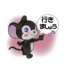 ☆クロねずくんのシンプルLife☆（個別スタンプ：17）