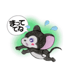 ☆クロねずくんのシンプルLife☆（個別スタンプ：19）