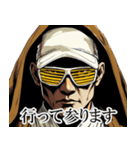 ローブ姿の男性｜毎日使える日常【敬語】（個別スタンプ：19）