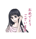 仕事で使いやすい女性の敬語スタンプ（個別スタンプ：12）