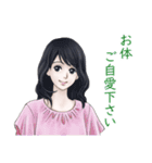 仕事で使いやすい女性の敬語スタンプ（個別スタンプ：24）