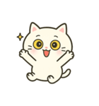 白猫ミーソウ（個別スタンプ：1）