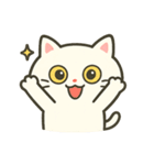 白猫ミーソウ（個別スタンプ：3）