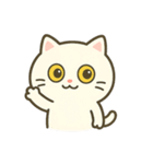 白猫ミーソウ（個別スタンプ：10）