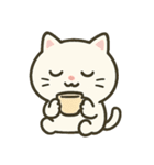 白猫ミーソウ（個別スタンプ：15）