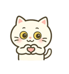白猫ミーソウ（個別スタンプ：20）