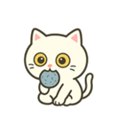 白猫ミーソウ（個別スタンプ：32）