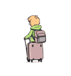 一人旅（個別スタンプ：1）