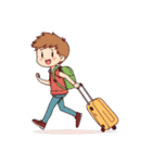 一人旅（個別スタンプ：5）