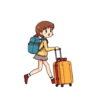 一人旅（個別スタンプ：6）
