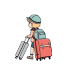 一人旅（個別スタンプ：8）