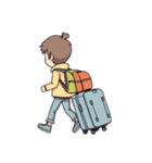 一人旅（個別スタンプ：11）